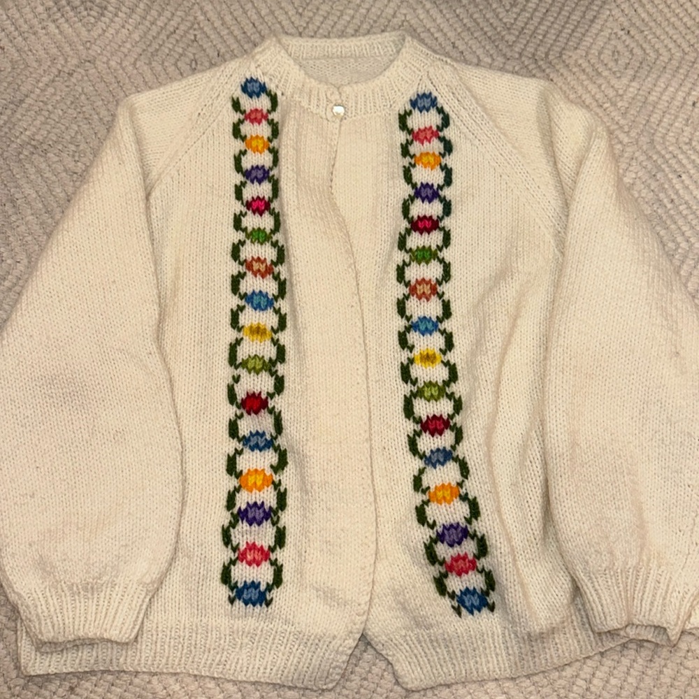 Vintage hand knit Cardigan